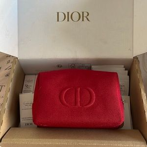 Dior pouch and samplers